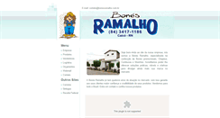 Desktop Screenshot of bonesramalho.com.br